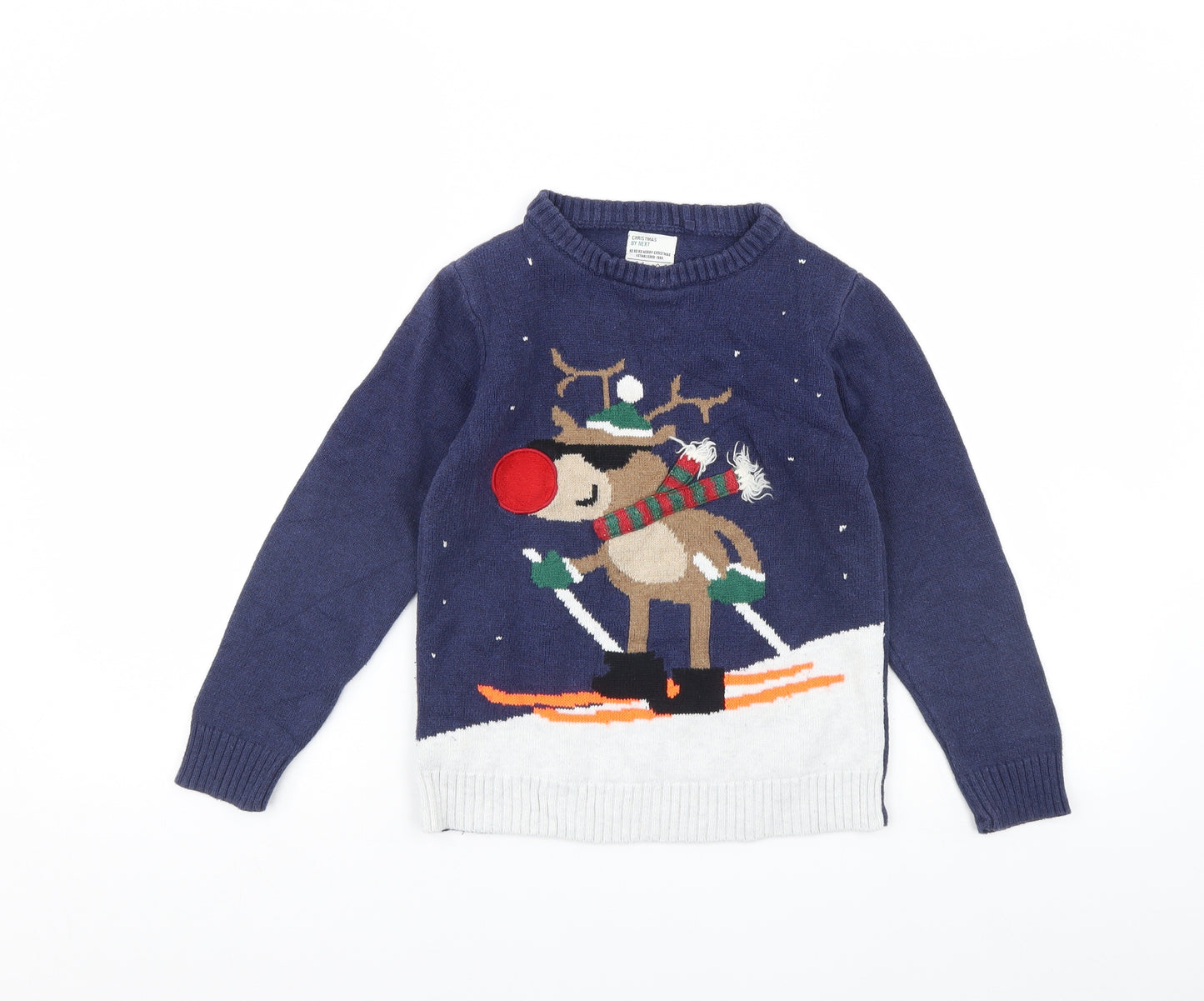 NEXT Boys Blue   Pullover Jumper Size 9 Years