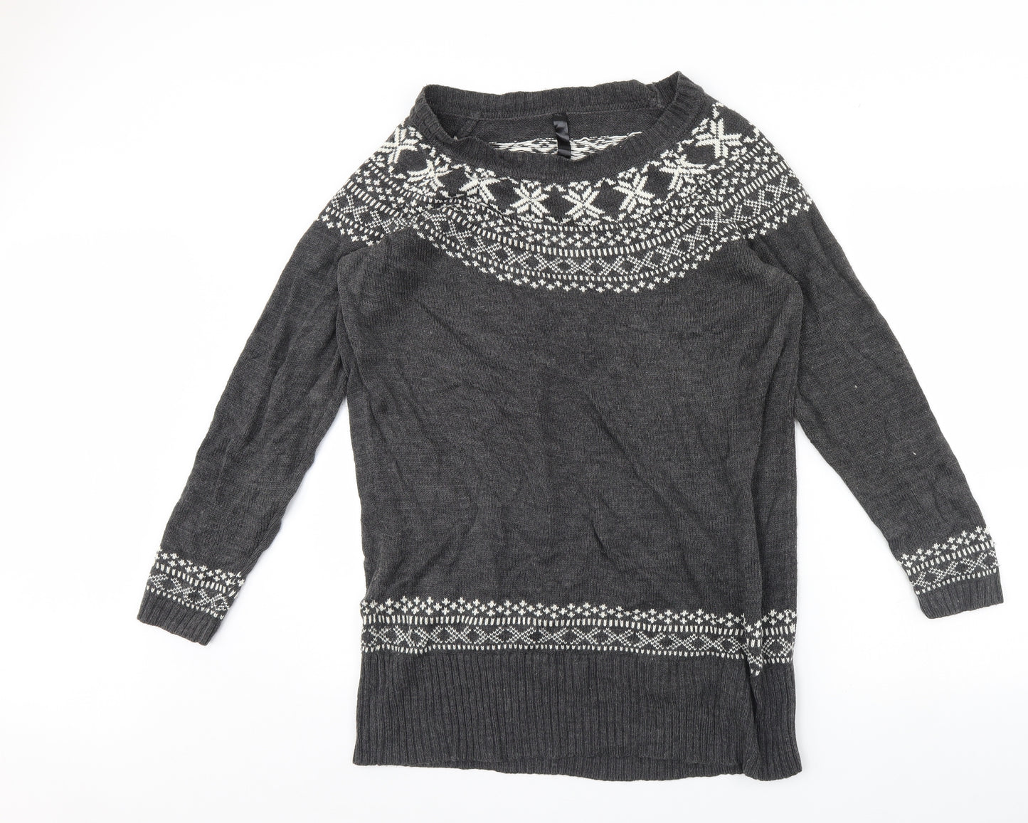 Preworn Womens Grey   Pullover Jumper Size 18
