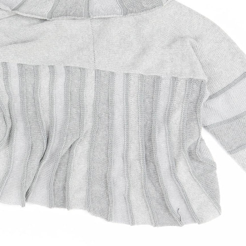 Per Una Womens Grey Striped  Jacket  Size L