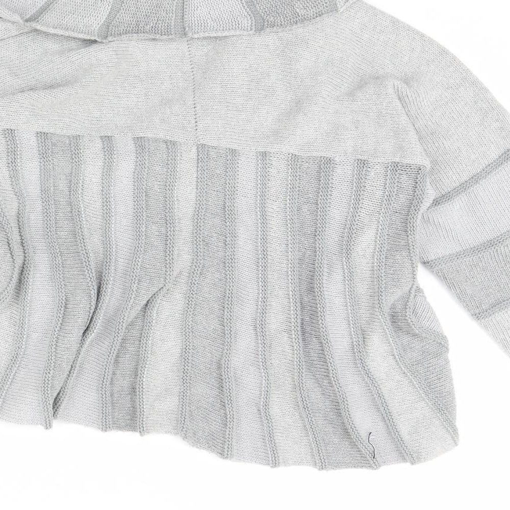 Per Una Womens Grey Striped  Jacket  Size L