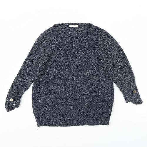 M&s Womens Blue   Pullover Jumper Size 12