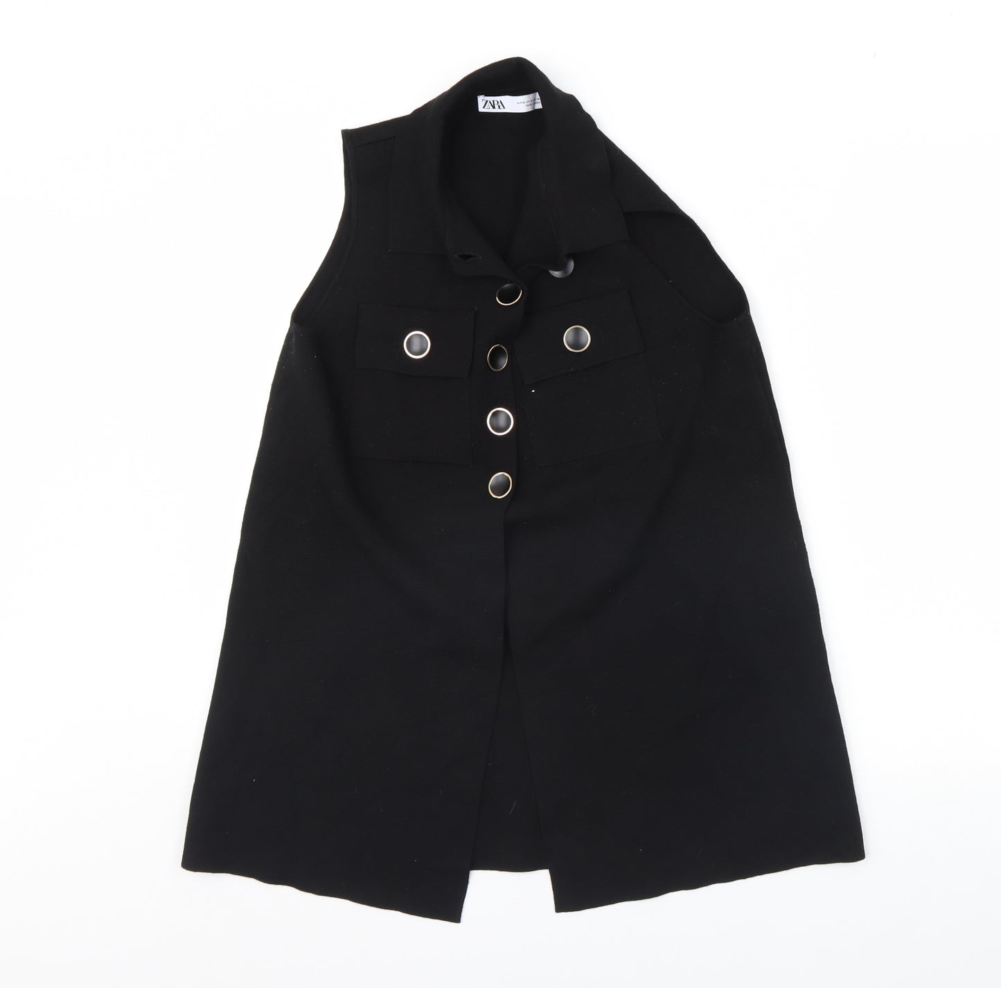 Zara Womens Black   Gilet Jacket Size M