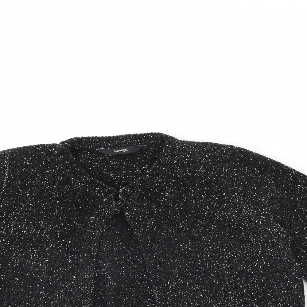 George Girls Black   Jacket  Size 9 Years