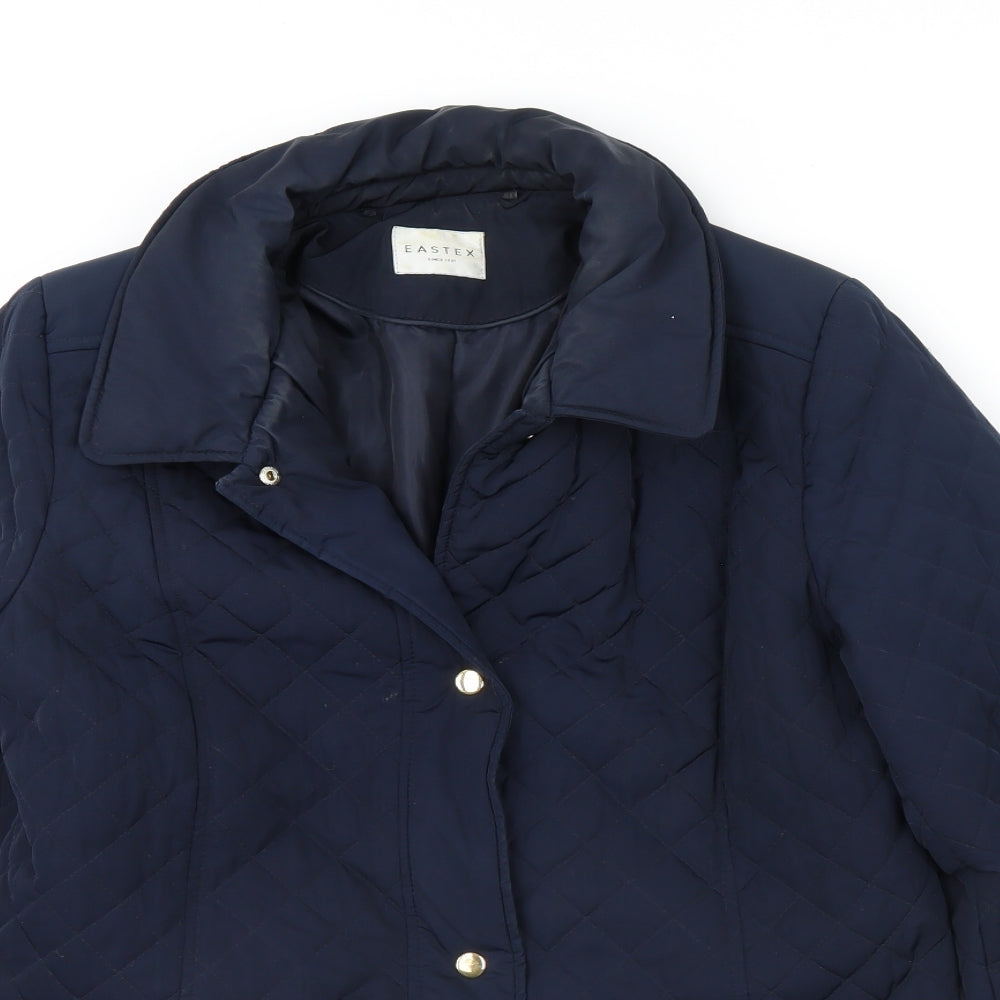 Eastex Womens Blue   Rain Coat Coat Size 12