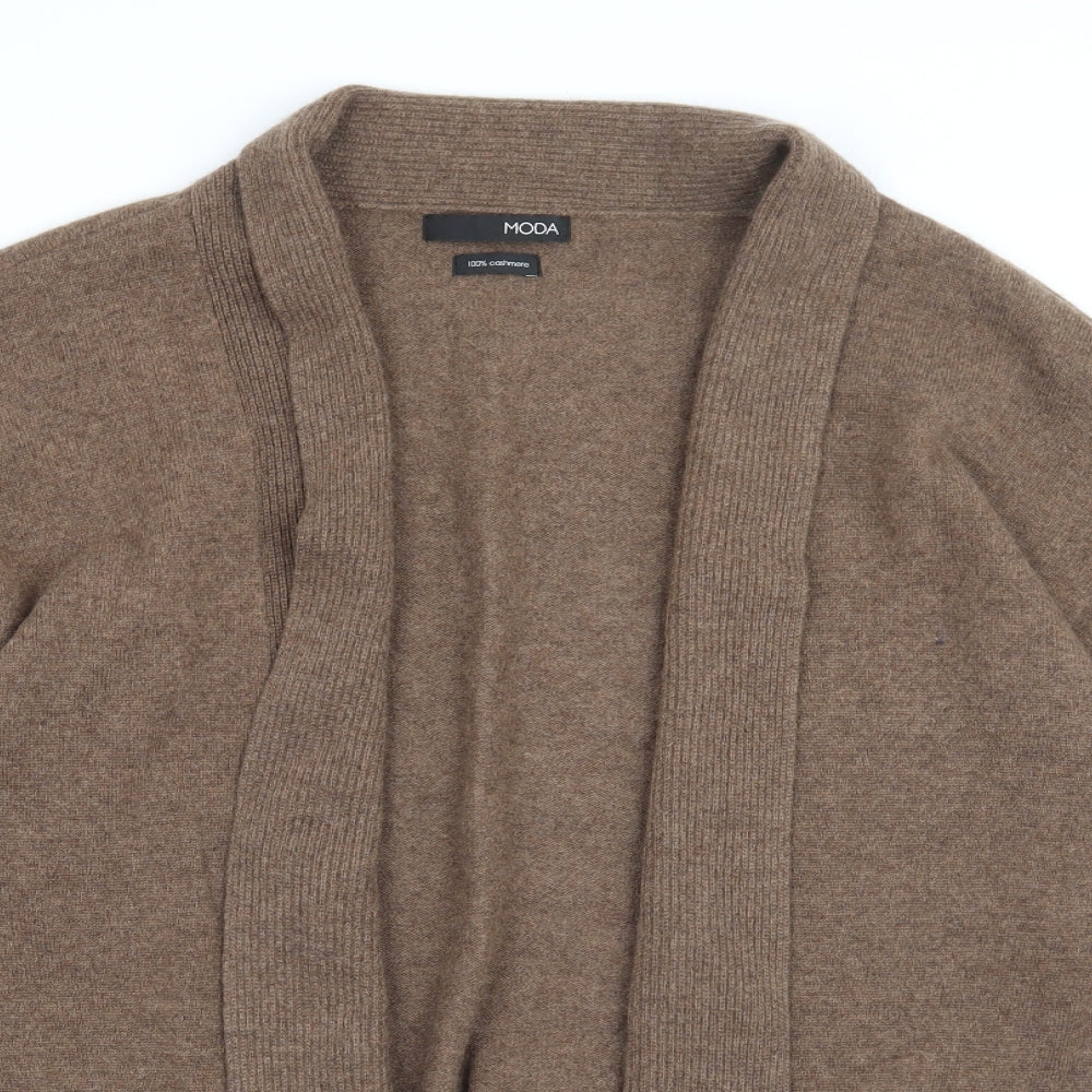 Moda Womens Brown   Cardigan Jumper Size 18