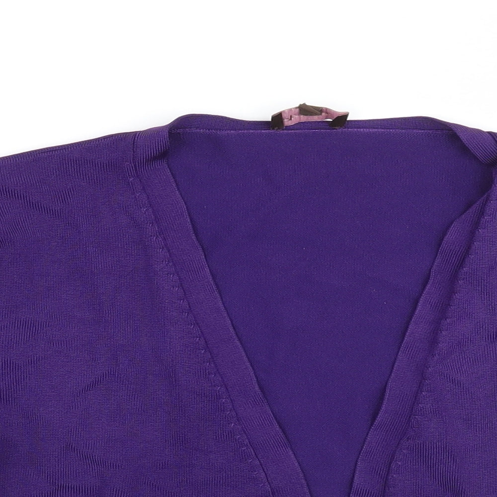 Phase Eight Womens Purple   Cardigan Jumper Size 10