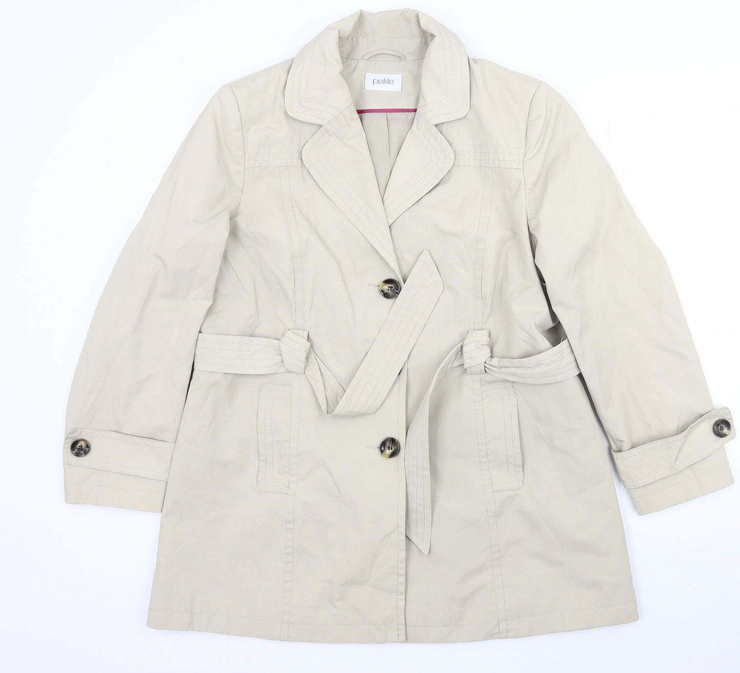 BHS Womens Beige   Jacket Coat Size 18