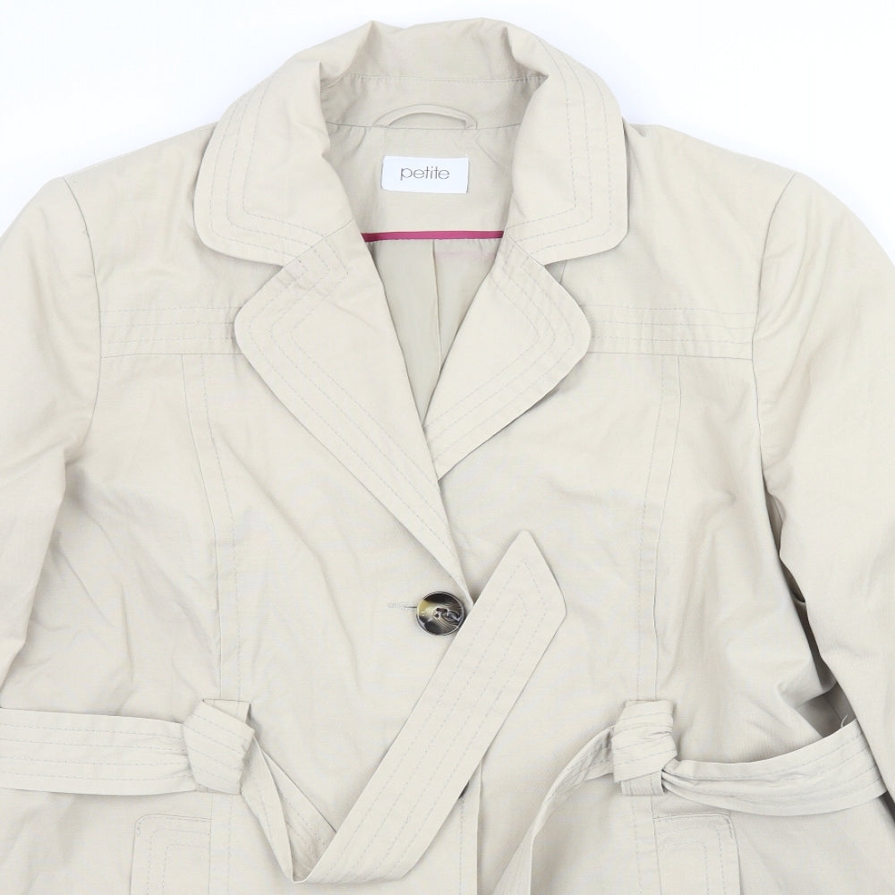 BHS Womens Beige   Jacket Coat Size 18