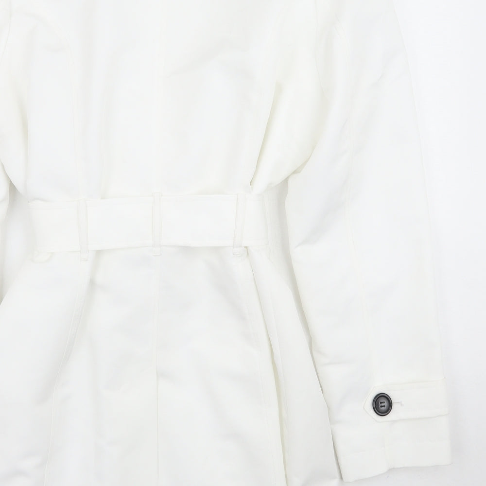 Marks and Spencer Womens White   Jacket Coat Size 20