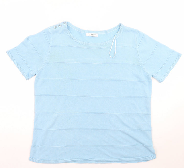 Marks and Spencer Mens Blue    T-Shirt Size 14
