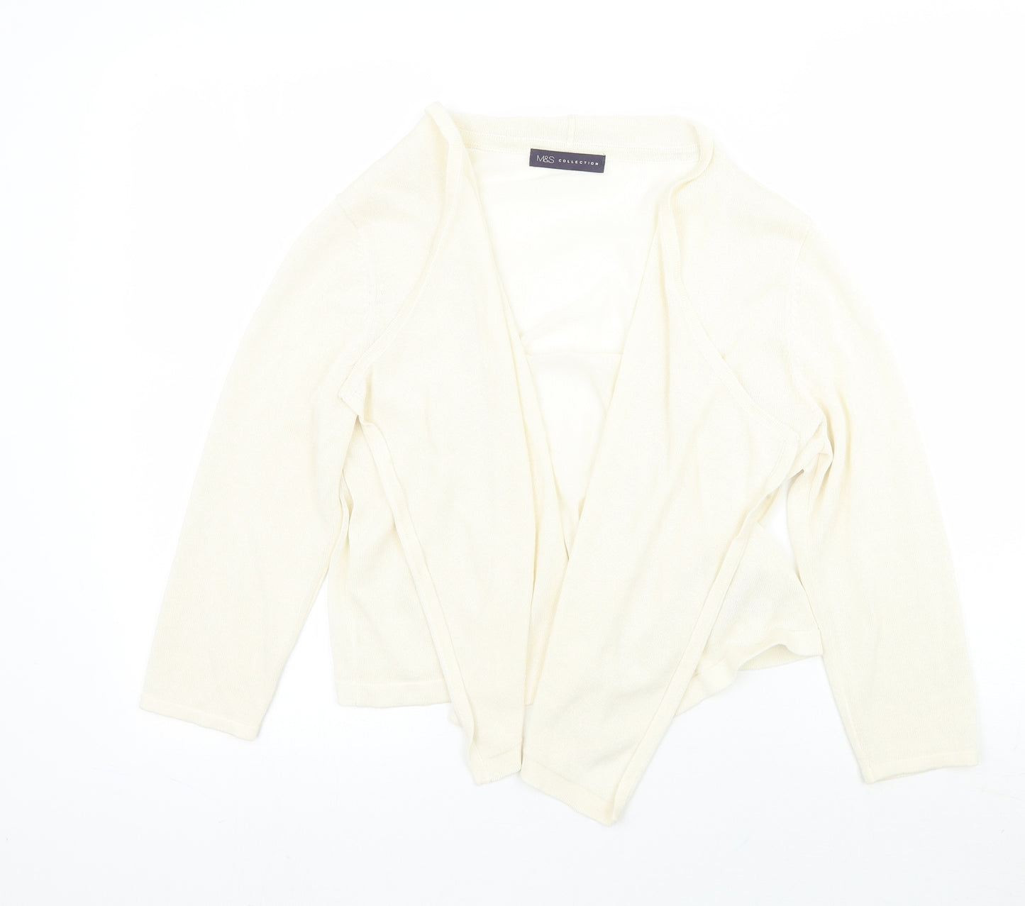 Marks and Spencer Womens Ivory   Cardigan Jumper