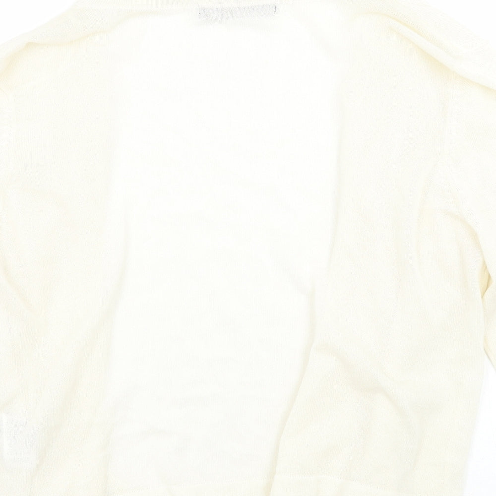 Marks and Spencer Womens Ivory   Cardigan Jumper