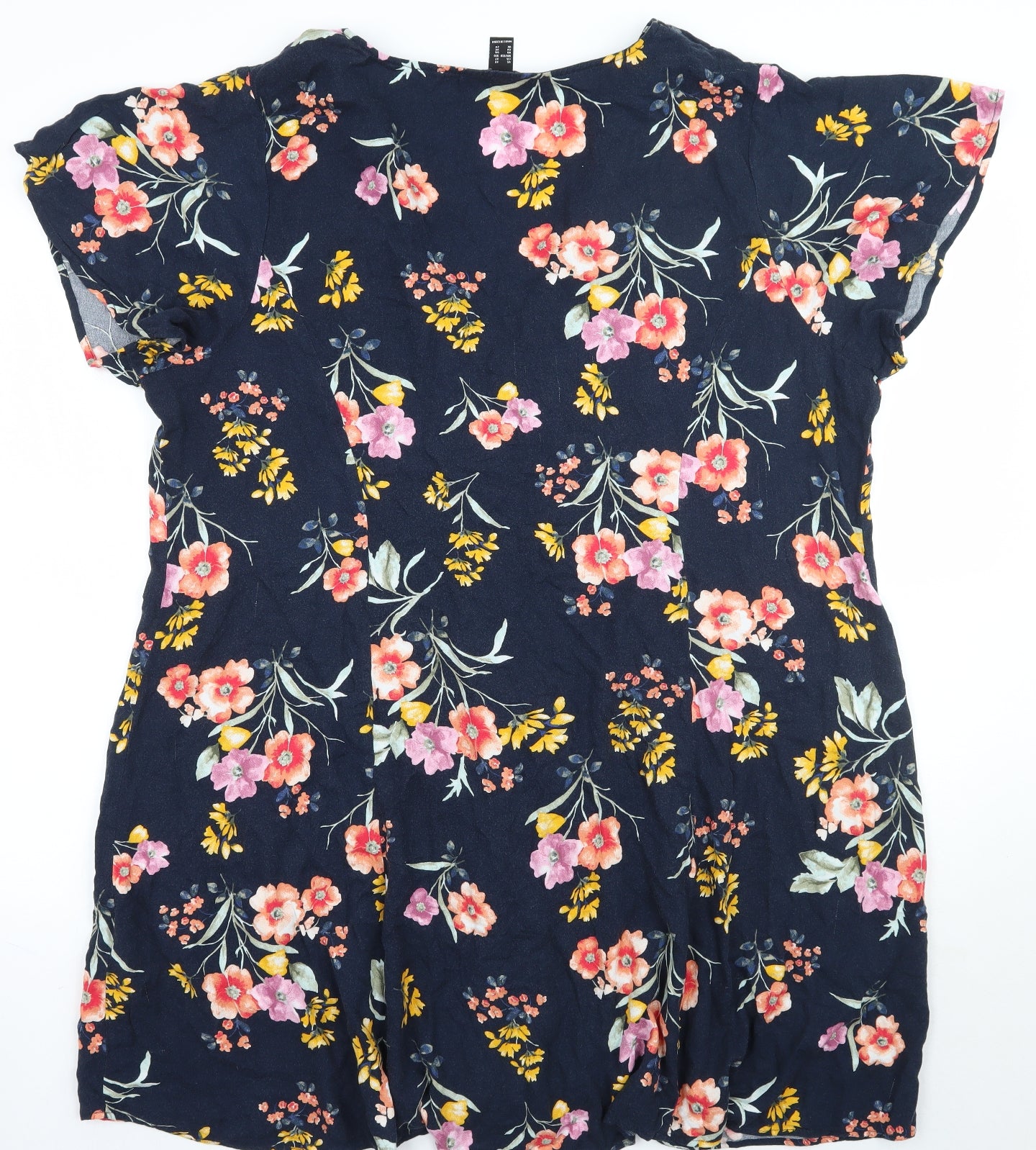 Forever 21+  Womens Blue Floral  A-Line  Size 3XL