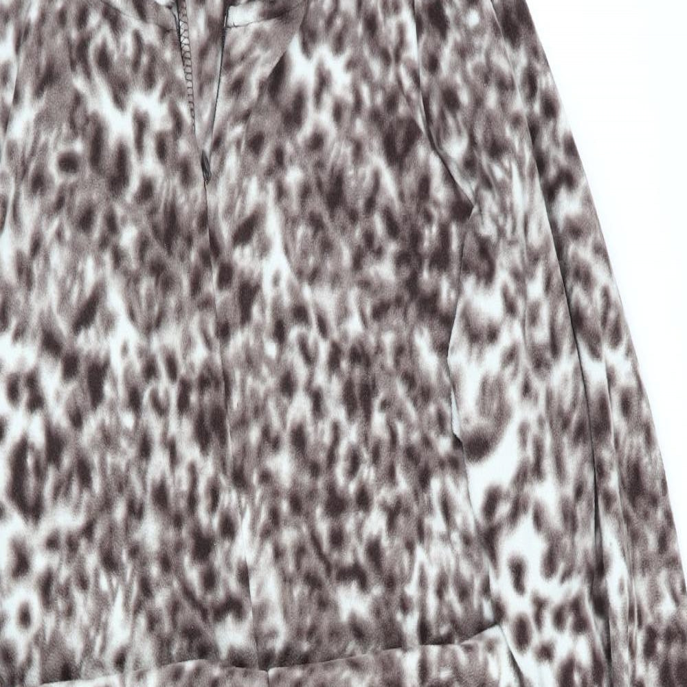 Avon Womens Brown Animal Print   One Piece Size 16