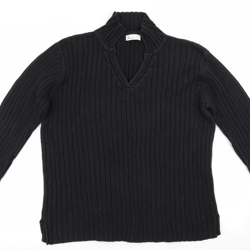 BHS Womens Black   Pullover Jumper Size 16