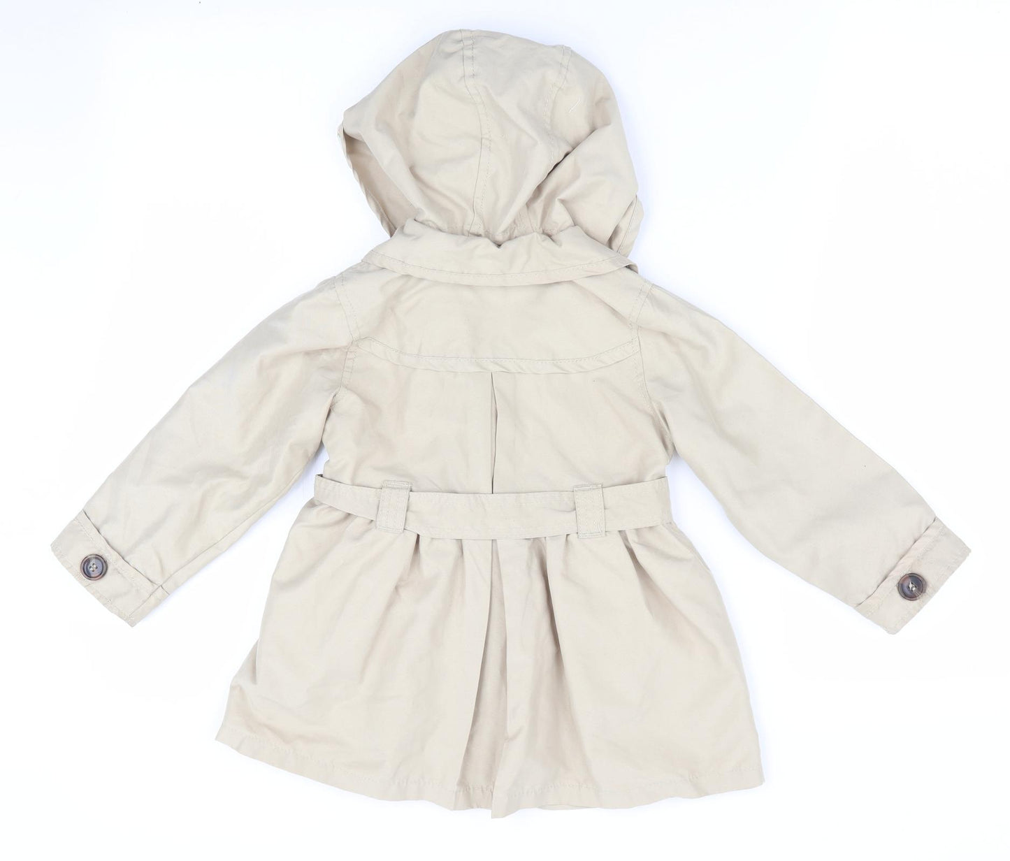 Mothercare Girls Beige   Trench Coat Coat Size 2-3 Years