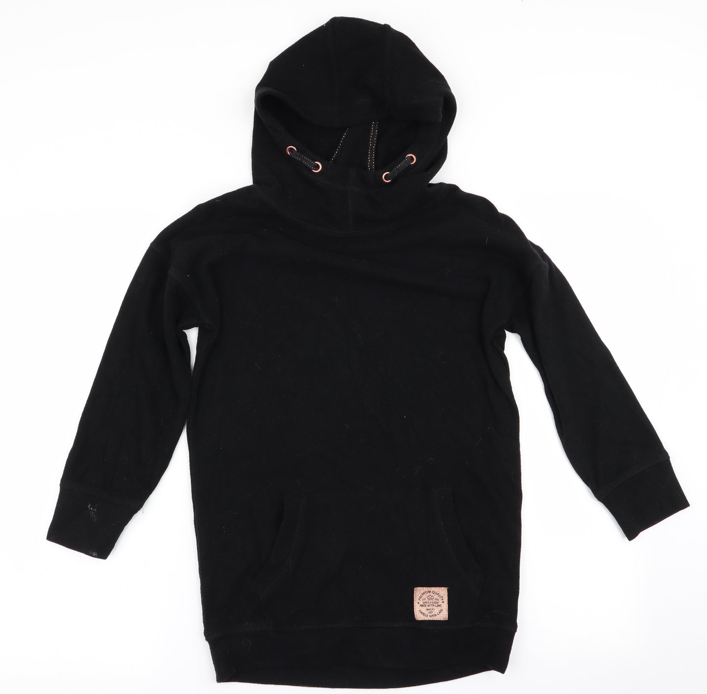 NEXT Girls Black   Pullover Hoodie Size 10 Years