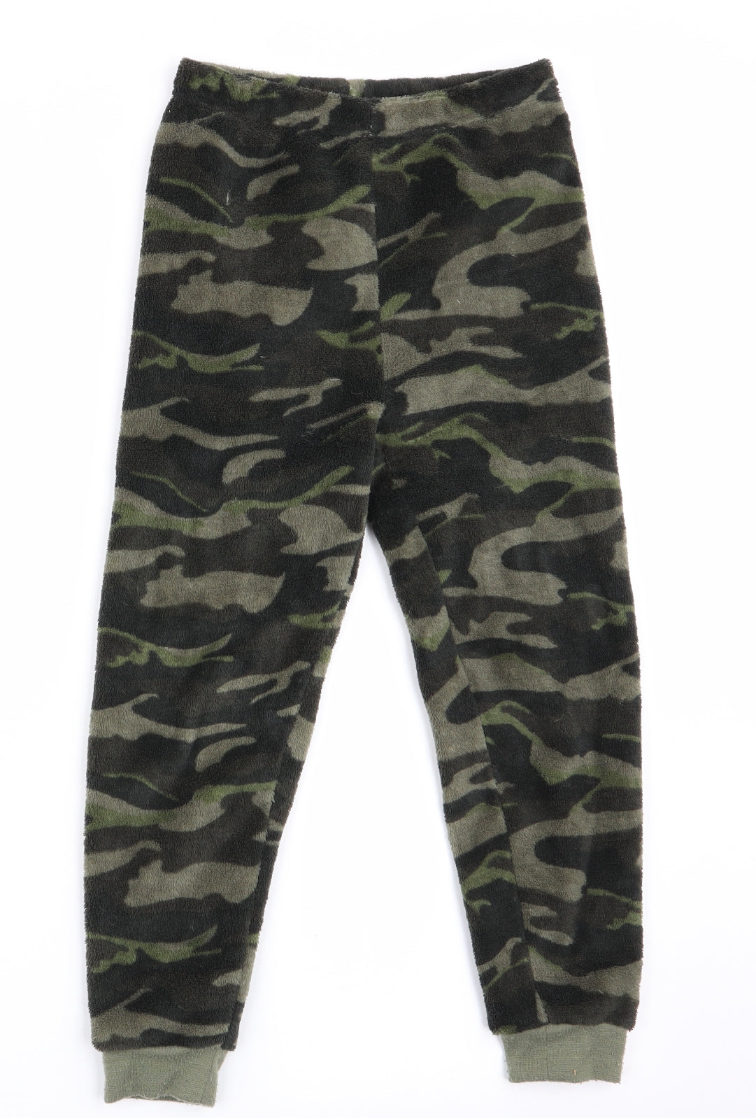 Primark Boys Green Camouflage   Pyjama Pants Size 6-7 Years