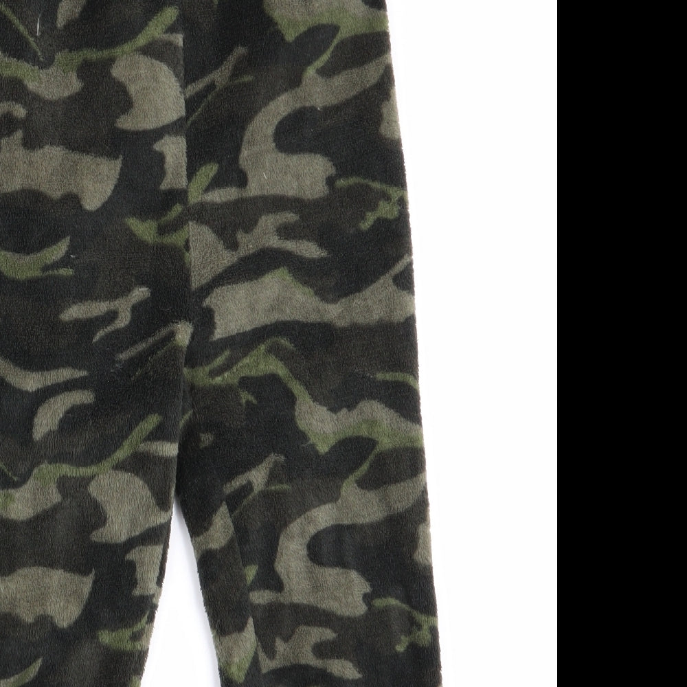 Primark Boys Green Camouflage   Pyjama Pants Size 6-7 Years