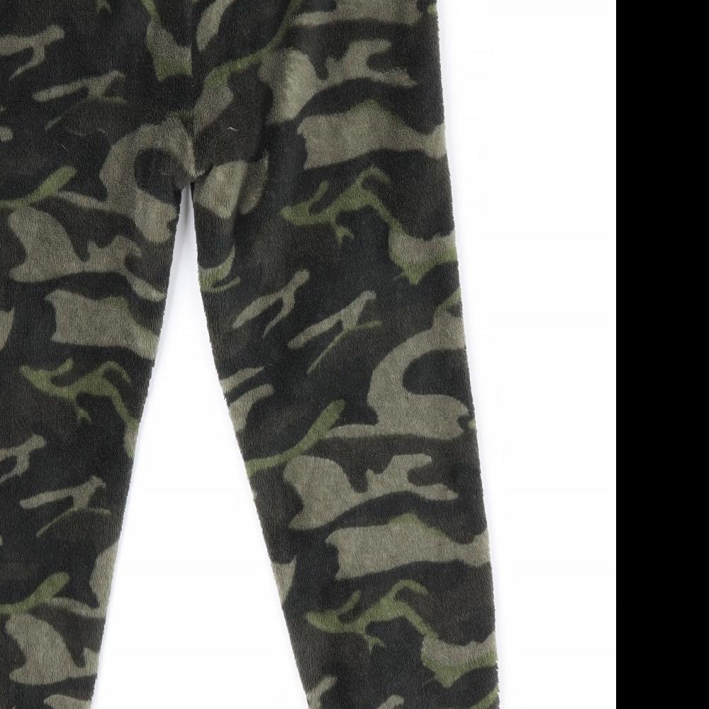 Primark Boys Green Camouflage   Pyjama Pants Size 6-7 Years