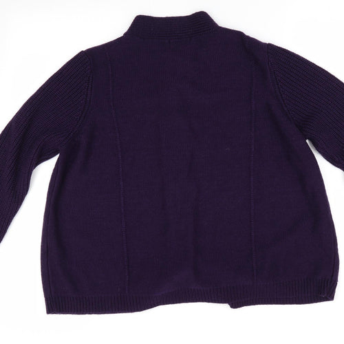 BM Womens Purple   Cardigan Jumper Size L