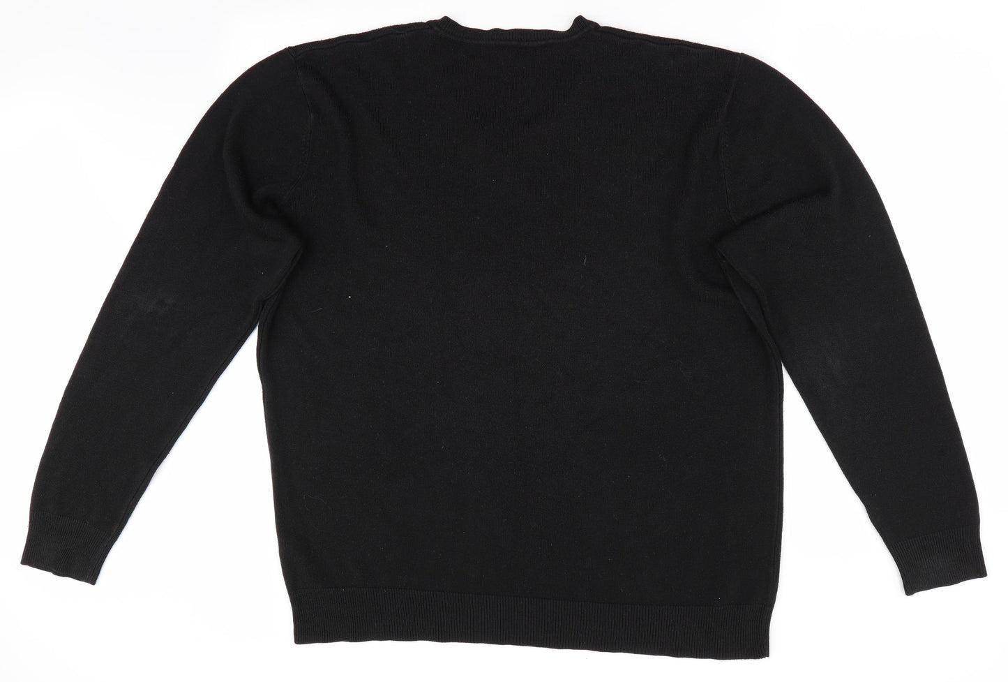 George Mens Black   Pullover Jumper Size XL