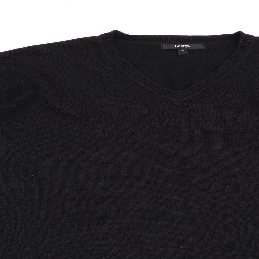 George Mens Black   Pullover Jumper Size XL