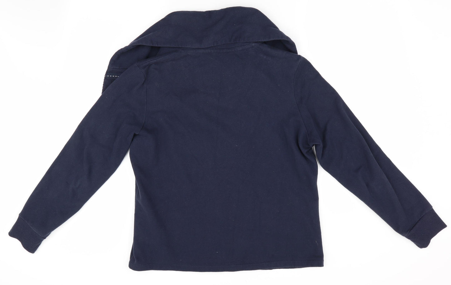 Per Una Womens Blue   Jacket  Size M  - Large Collar