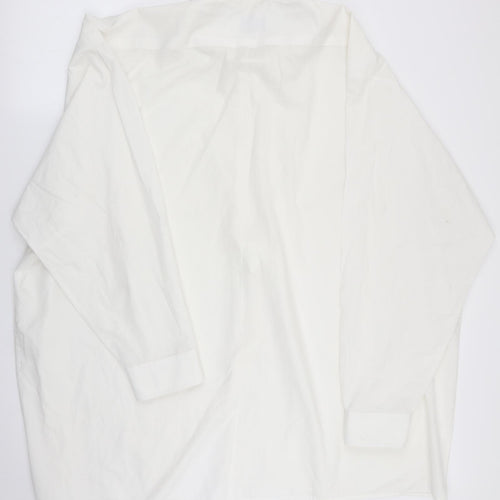Double TWO Mens White    Button-Up