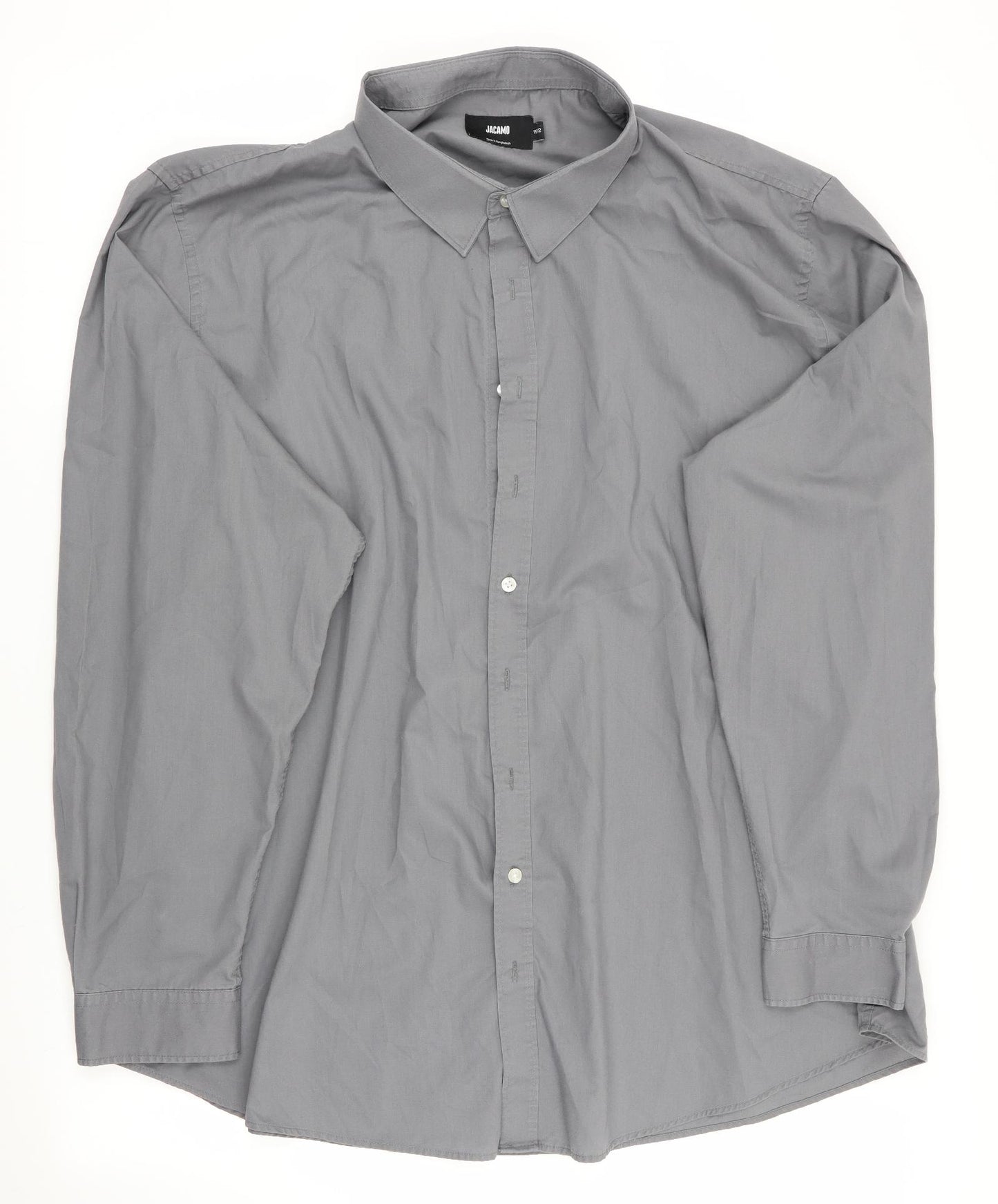 Jacamo Mens Grey    Button-Up