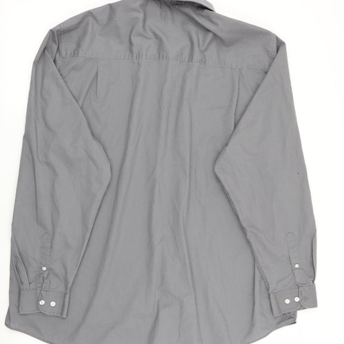 Jacamo Mens Grey    Button-Up