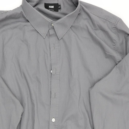 Jacamo Mens Grey    Button-Up