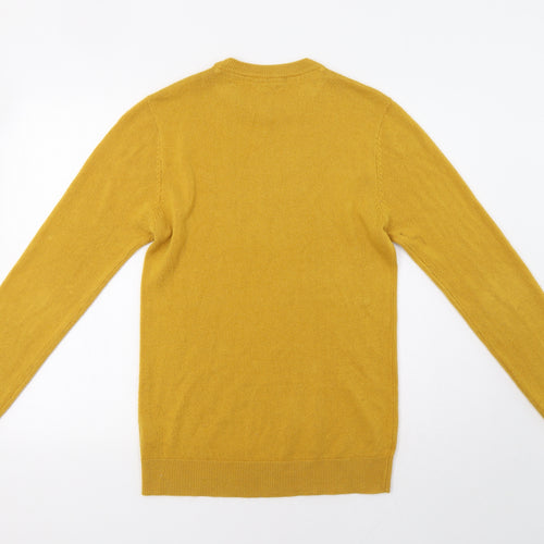 Peacocs Womens Yellow   Pullover Jumper Size S