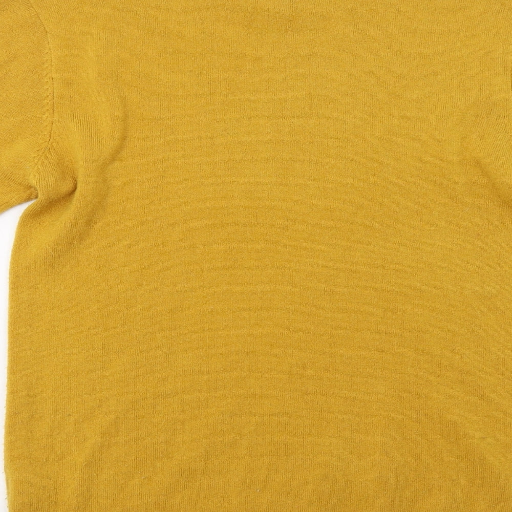 Peacocs Womens Yellow   Pullover Jumper Size S
