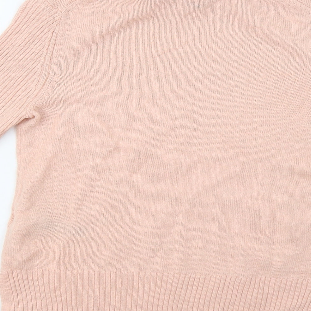 M&S Womens Pink   Pullover Jumper Size 8