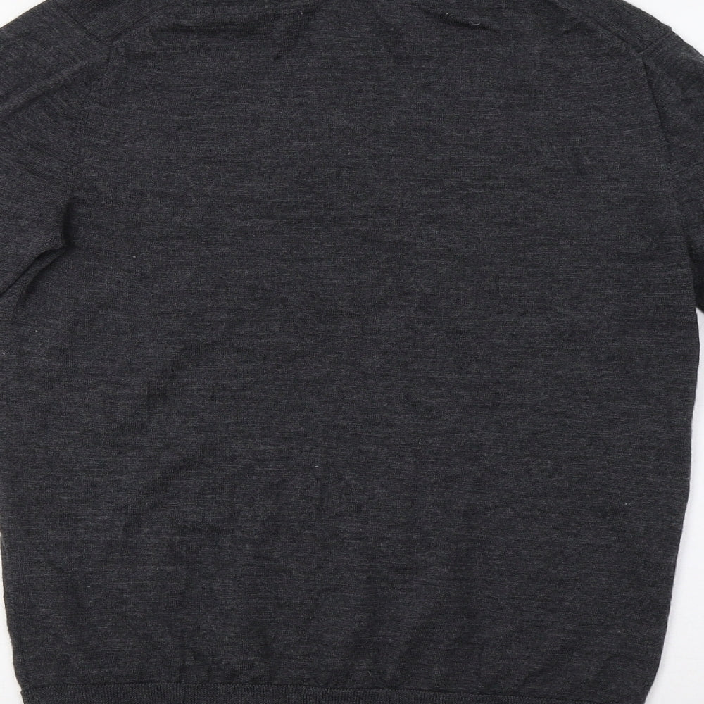 Linea Mens Grey   Pullover Jumper Size S