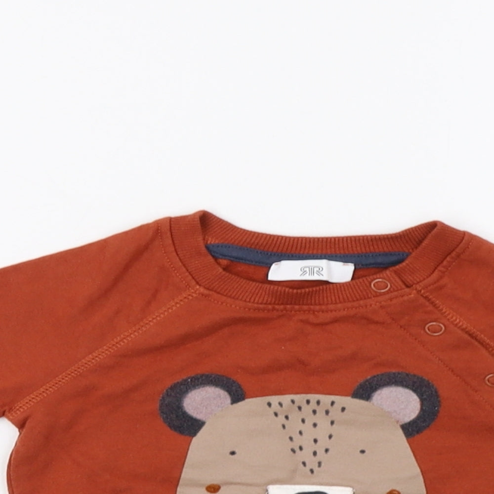 La Redoute Baby Brown   Pullover Jumper Size 9-12 Months  - Bear