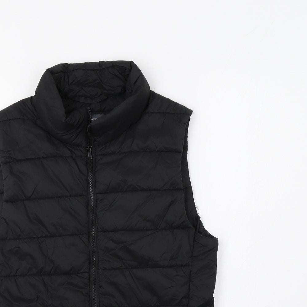 Cotton On Womens Black   Gilet Poncho Size 10