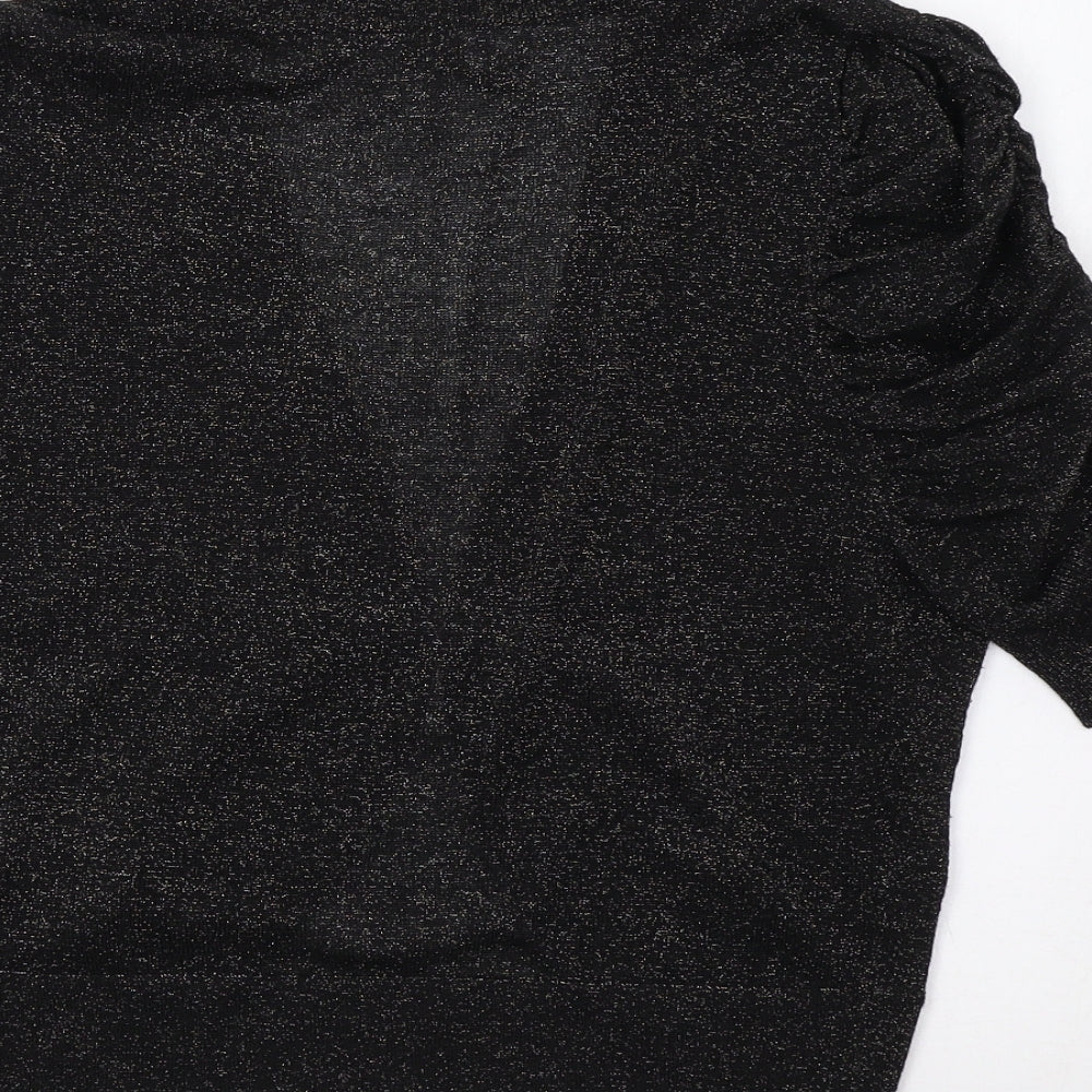 Topshop Womens Black   Cardigan Jumper Size 14