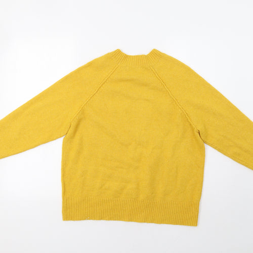 George Womens Yellow   Pullover Jumper Size M