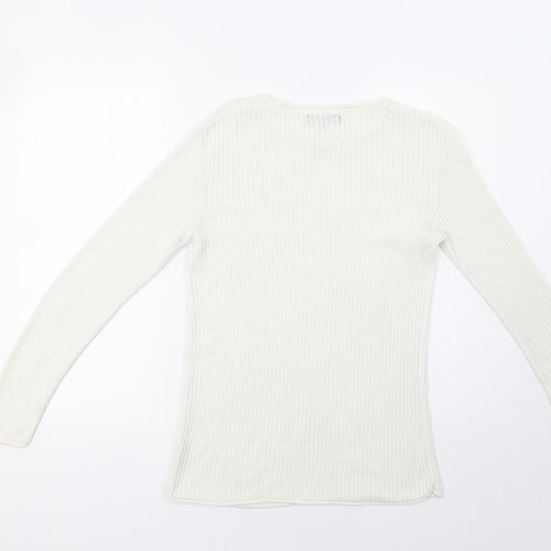 River Island Womens White   Pullover Jumper Size XS