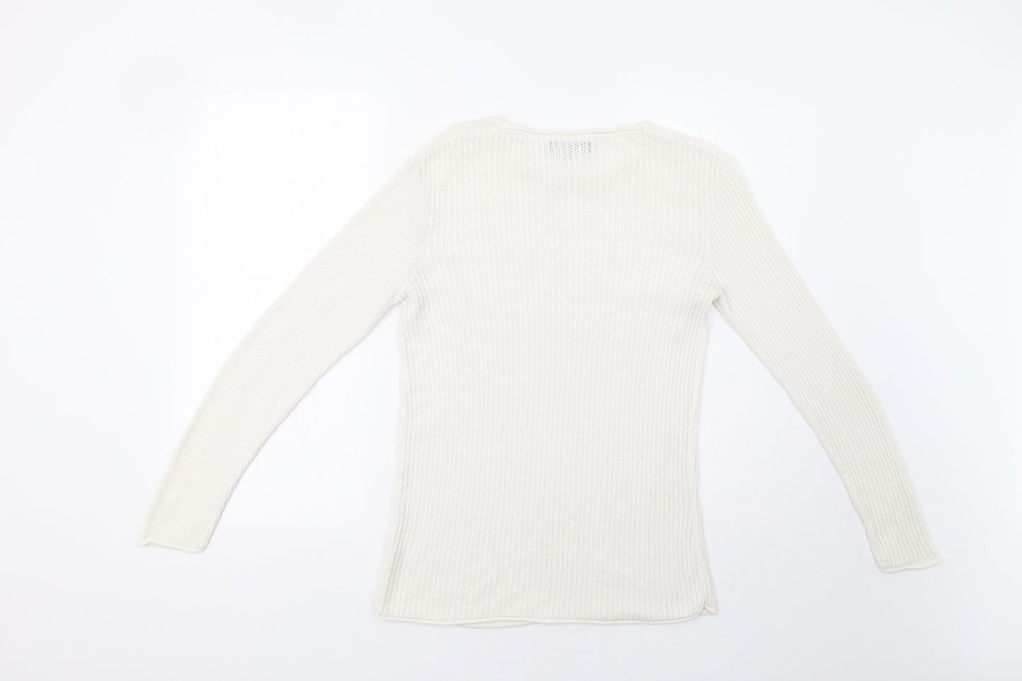 River Island Womens White   Pullover Jumper Size XS