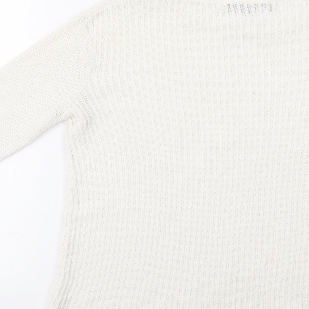 River Island Womens White   Pullover Jumper Size XS