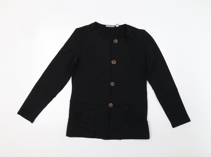 d&co Womens Black   Jacket Blazer Size XS