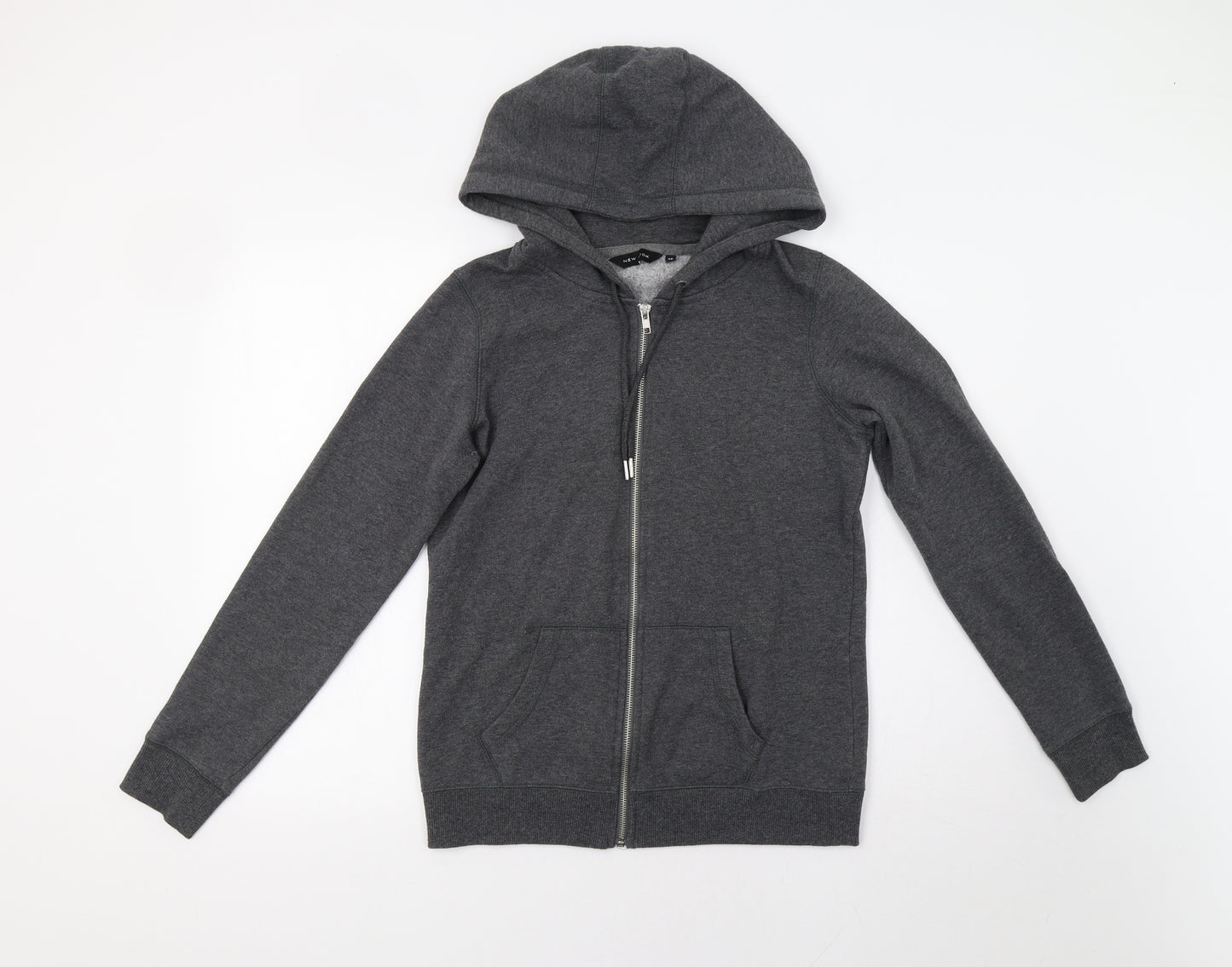 New Look Womens Grey   Full Zip Hoodie Size 10