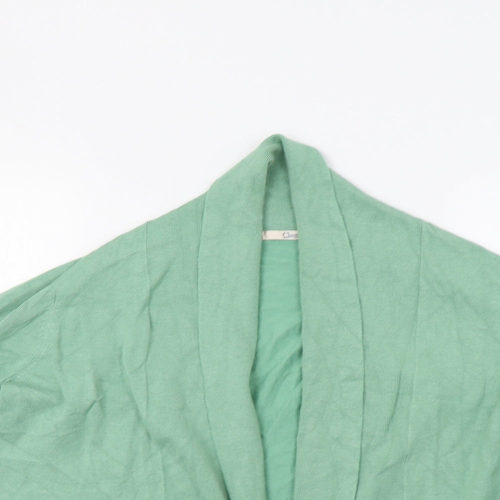 M&S Womens Green   Cardigan Jumper Size 14