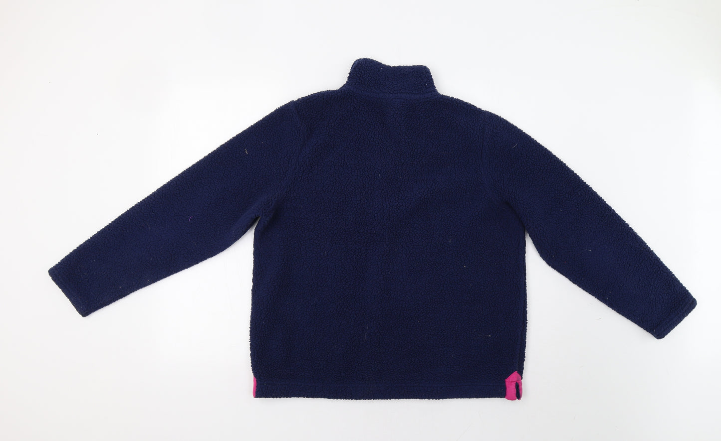 Arctic Storm Womens Blue  Fleece Henley Sweatshirt Size M