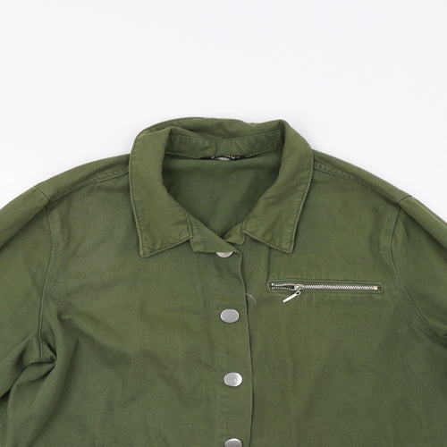 Select Womens Green  Canvas Jacket  Size 14