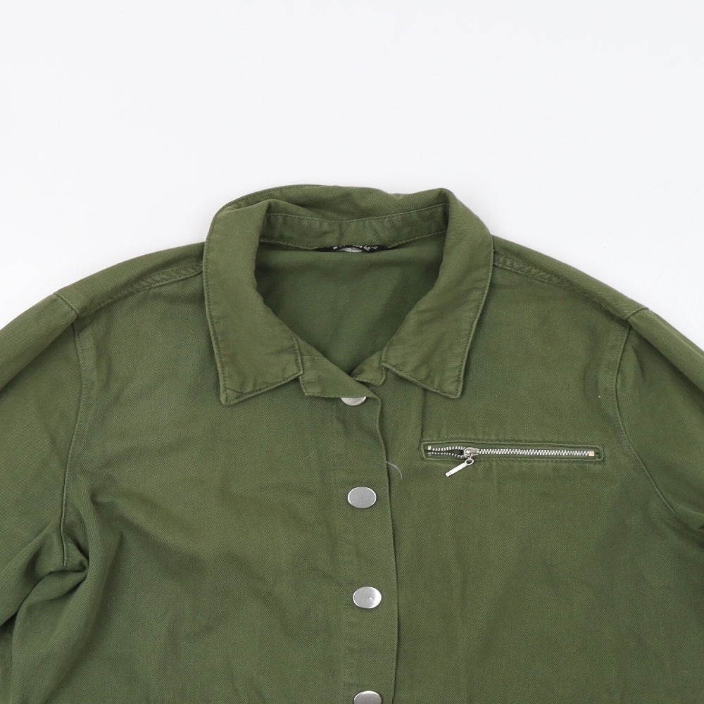 Select Womens Green  Canvas Jacket  Size 14