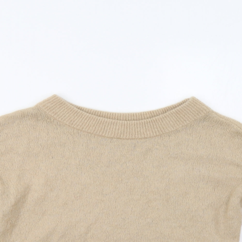 H&M Womens Beige   Pullover Jumper Size XS